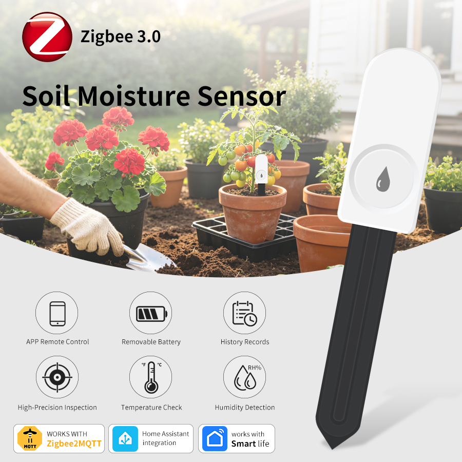 Smart Garden Home Assistant - Sensor de Umidade do Solo Inteligente
