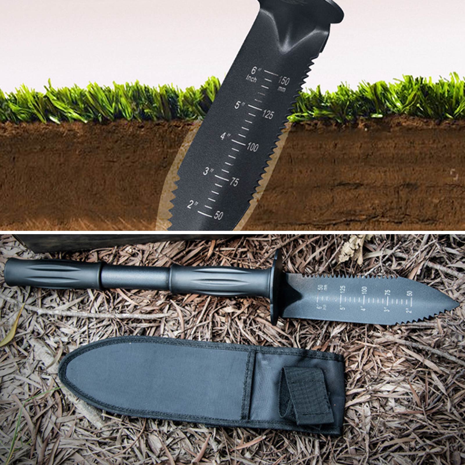 Smart Garden Edging - Metal Detector Ferramenta de escavação Serrilhada