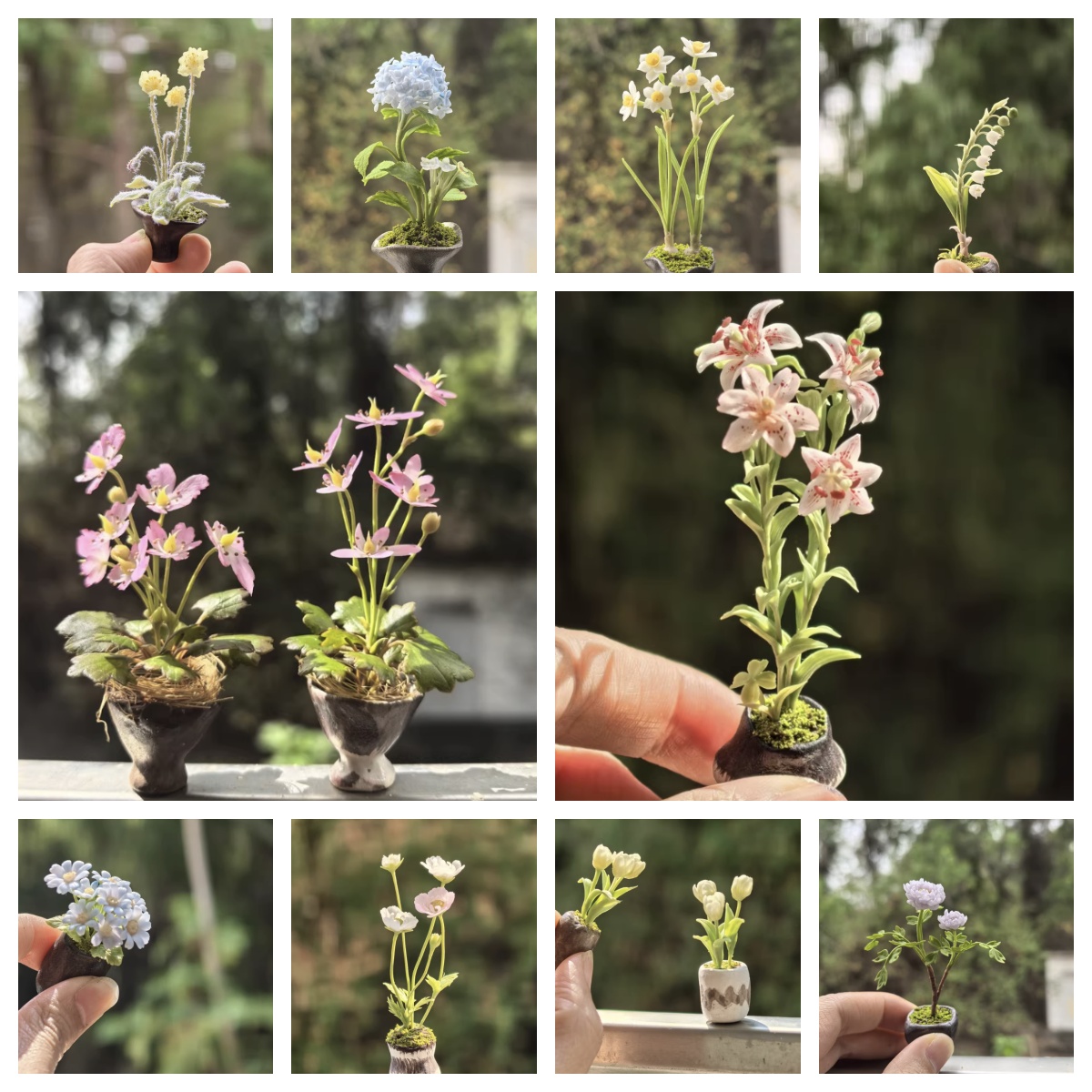Smart Garden Mini - Conjunto de flores em miniatura feito