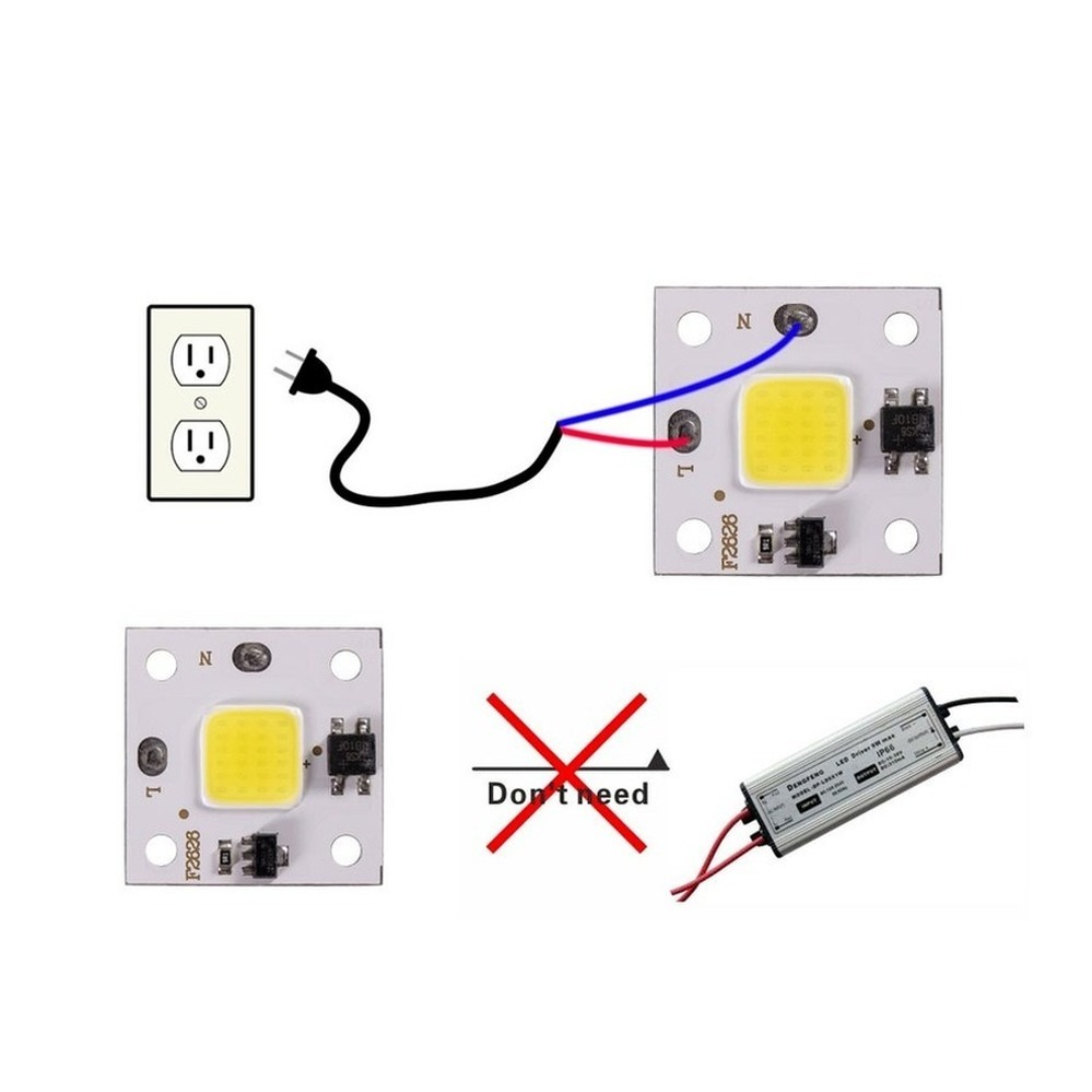 10w cob módulo 220v led chip d - Smart Garden Mini avaliação e preço