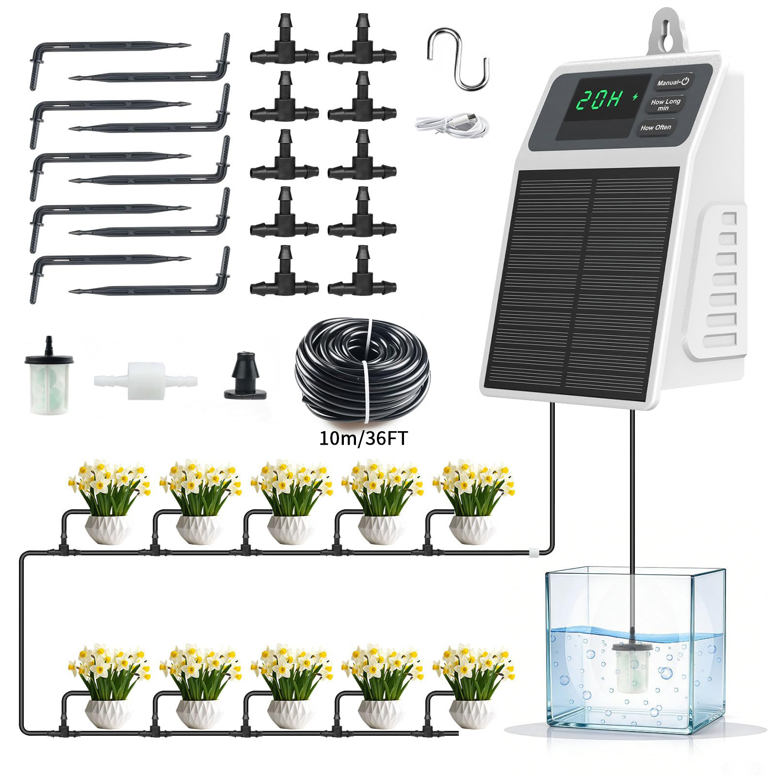 Sistema de Irrigação Solar Aut - Smart Garden Project avaliação e preço