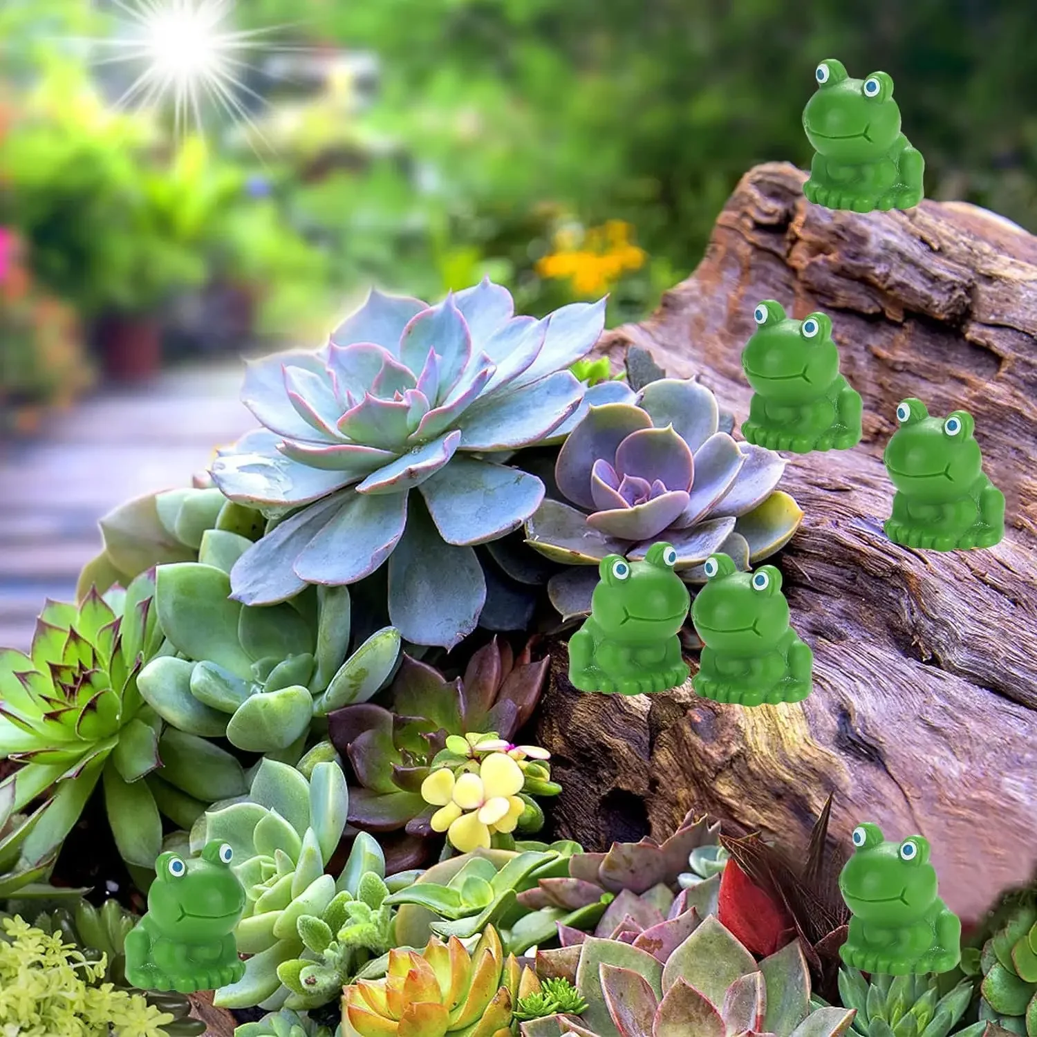 200/100pc mini sapos de resina - Smart Garden Mini avaliação e preço