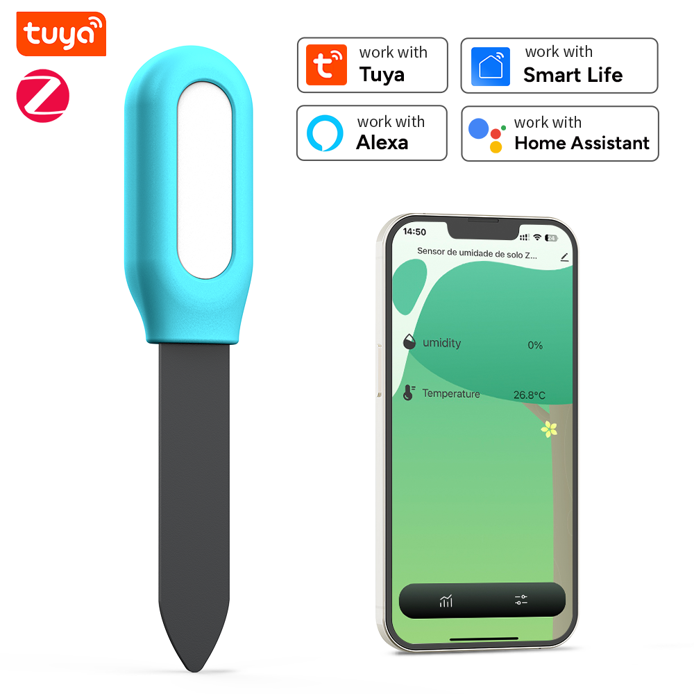 Tuya zigbee sensor de solo umi - Smart Garden Home Assistant avaliação e preço